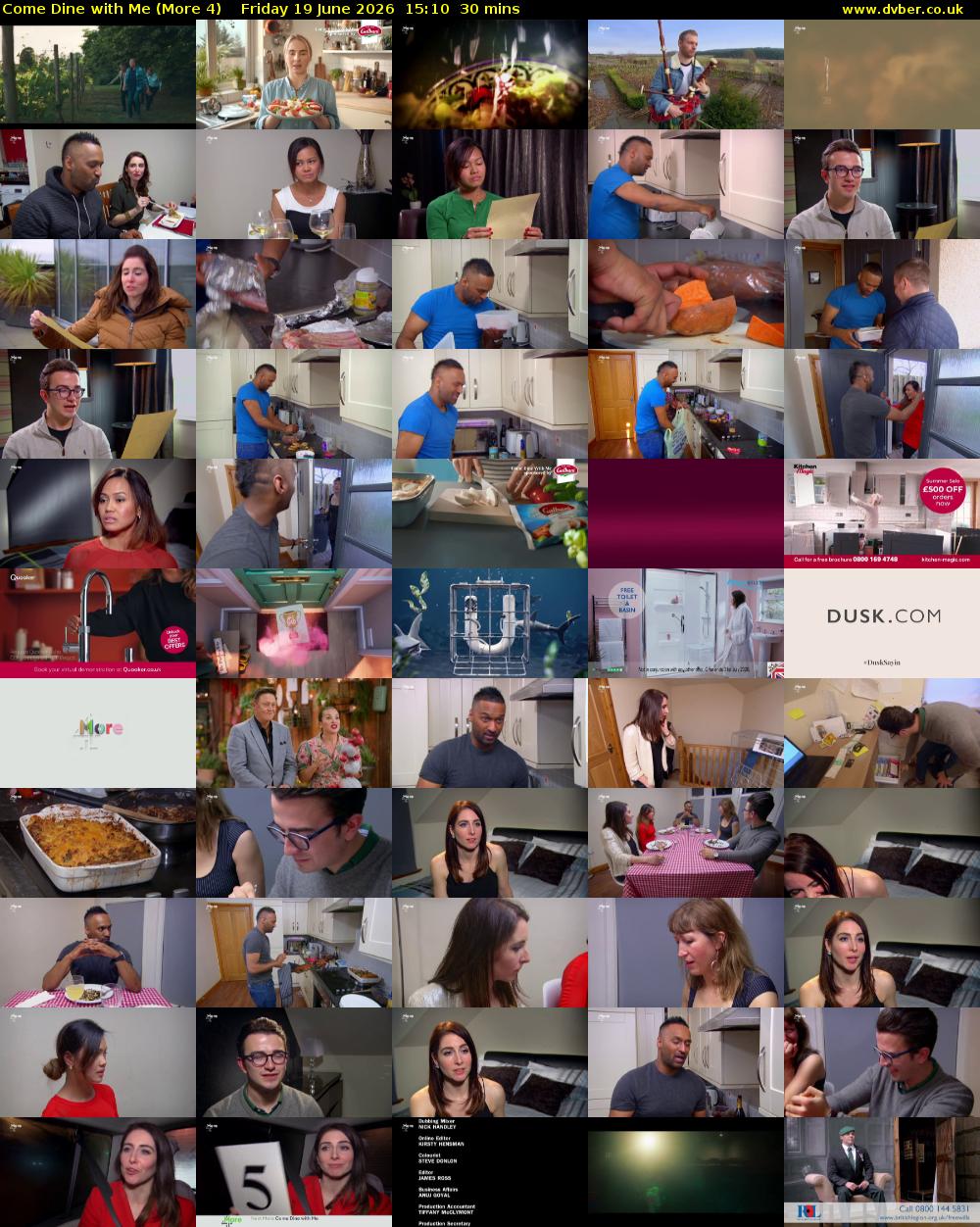 Come Dine with Me (More 4) Friday 19 June 2026 15:10 - 15:40