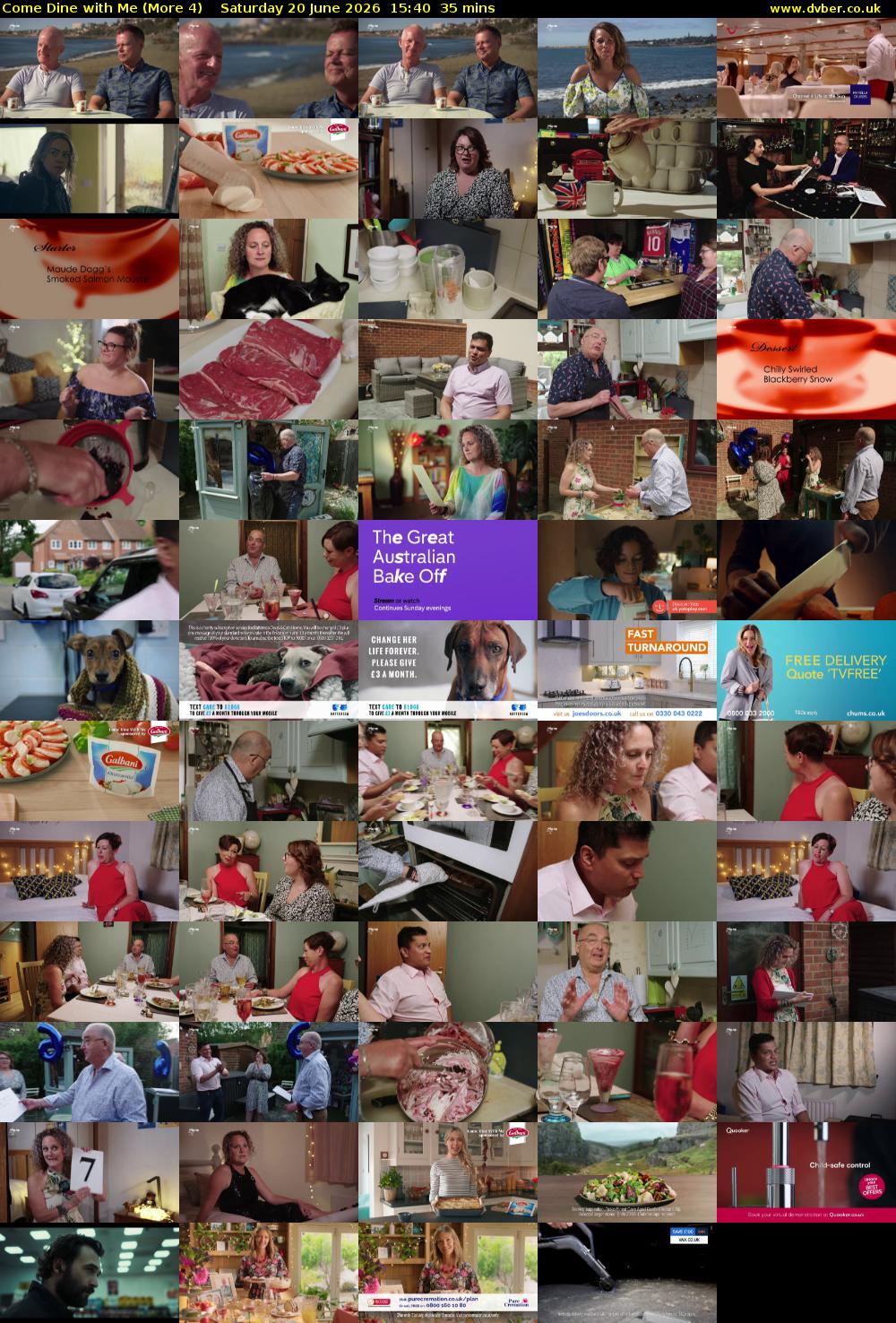 Come Dine with Me (More 4) Saturday 20 June 2026 15:40 - 16:15
