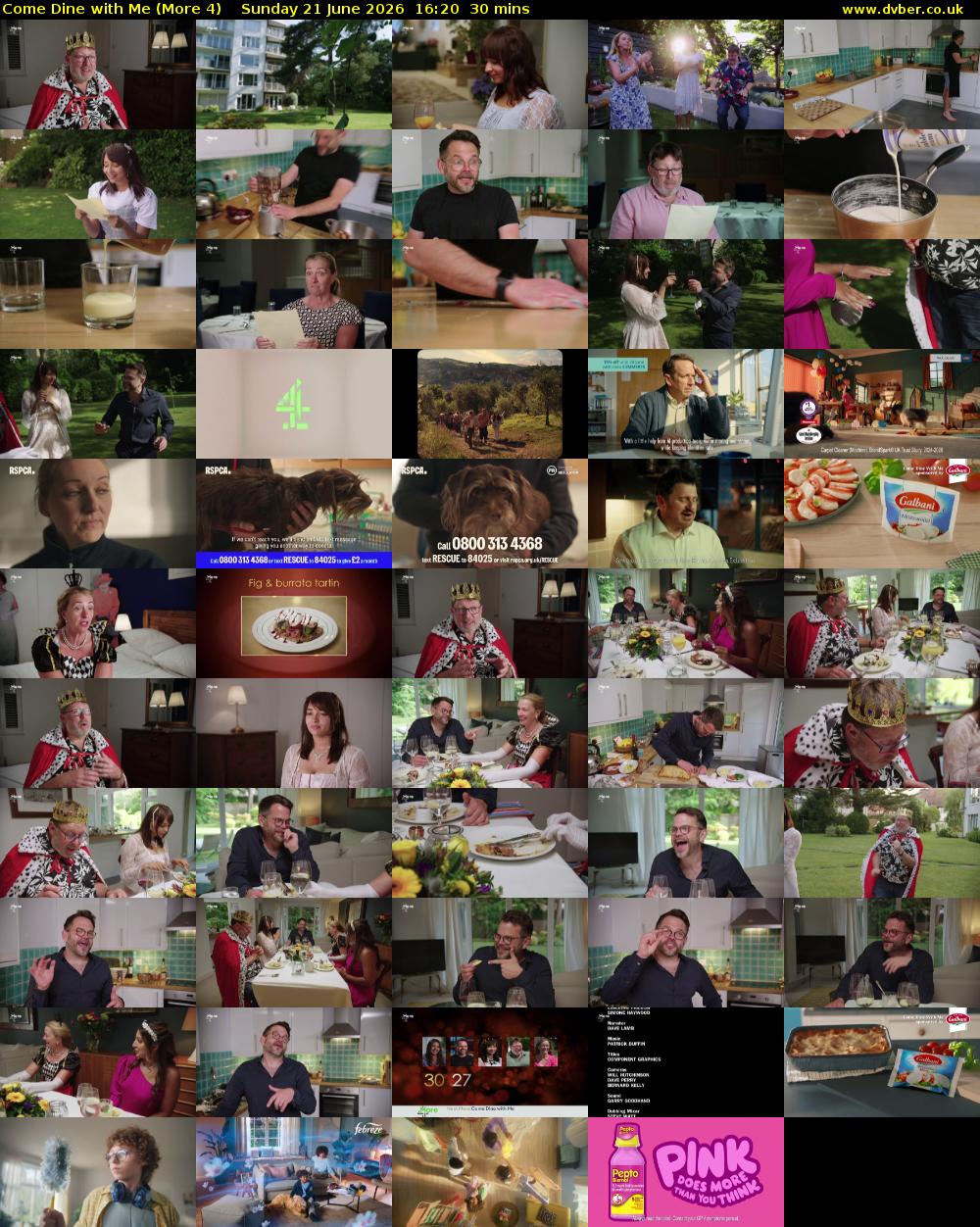Come Dine with Me (More 4) Sunday 21 June 2026 16:20 - 16:50