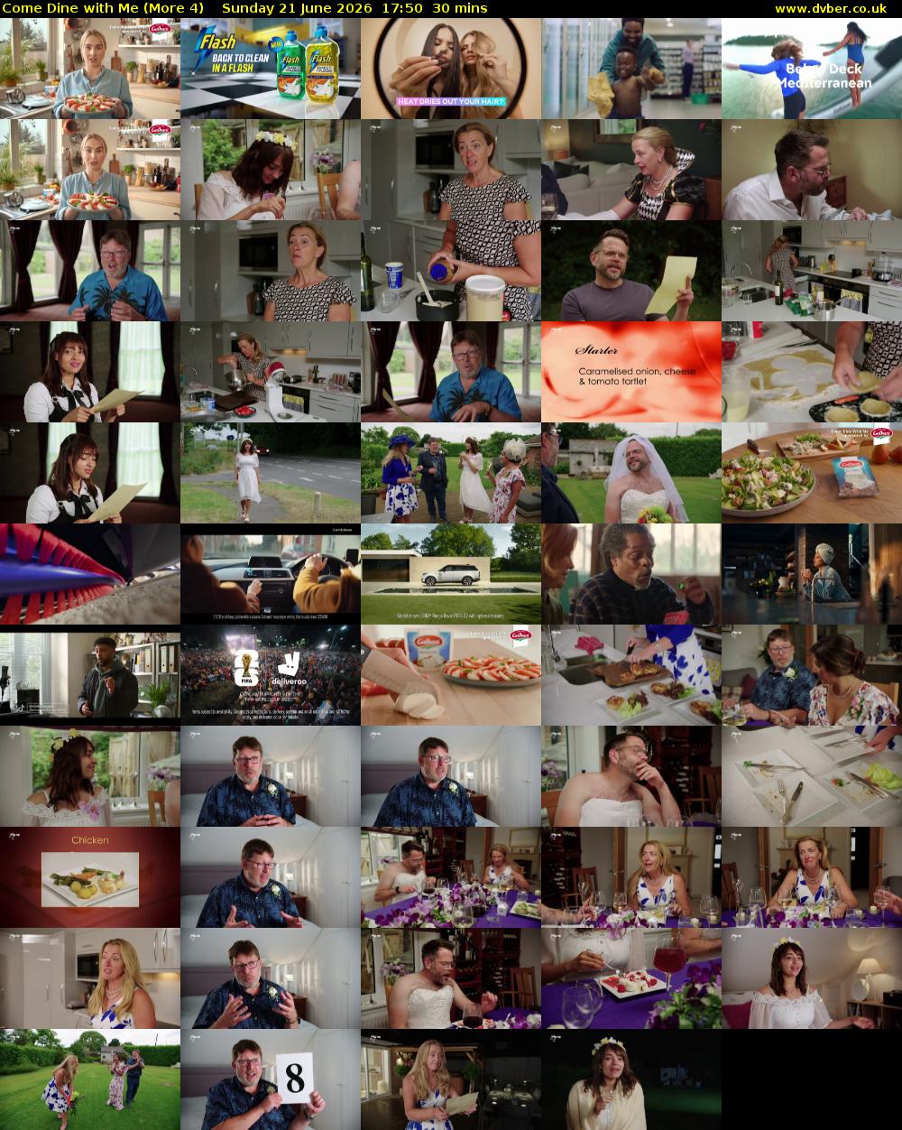 Come Dine with Me (More 4) Sunday 21 June 2026 17:50 - 18:20
