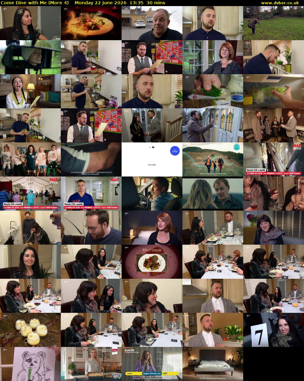 Come Dine with Me (More 4) Monday 22 June 2026 13:35 - 14:05
