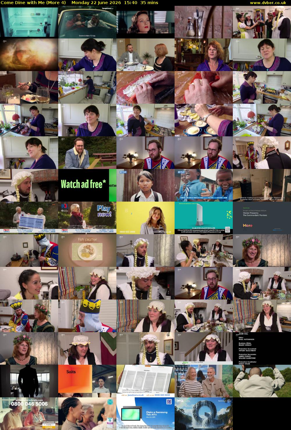 Come Dine with Me (More 4) Monday 22 June 2026 15:40 - 16:15
