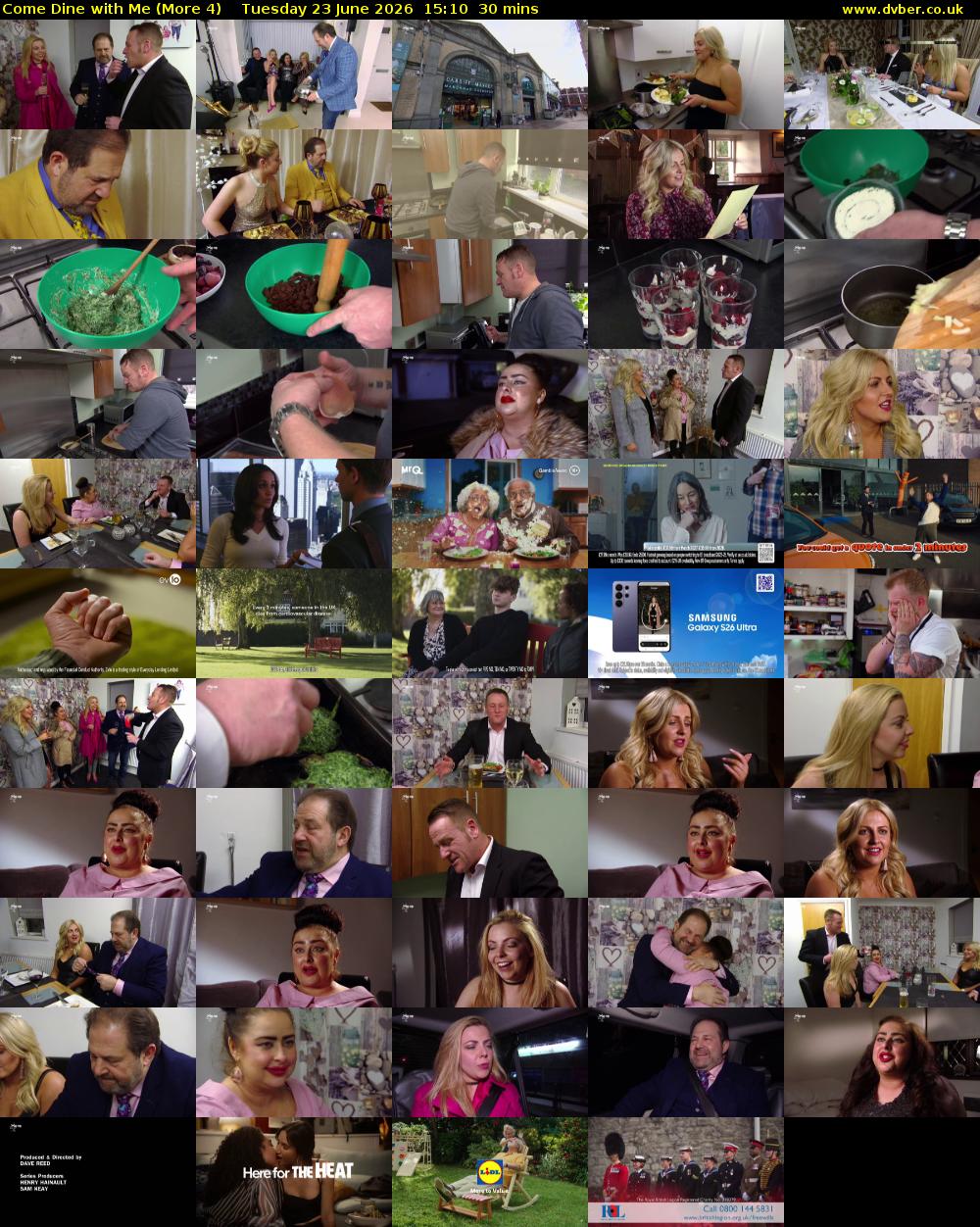 Come Dine with Me (More 4) Tuesday 23 June 2026 15:10 - 15:40