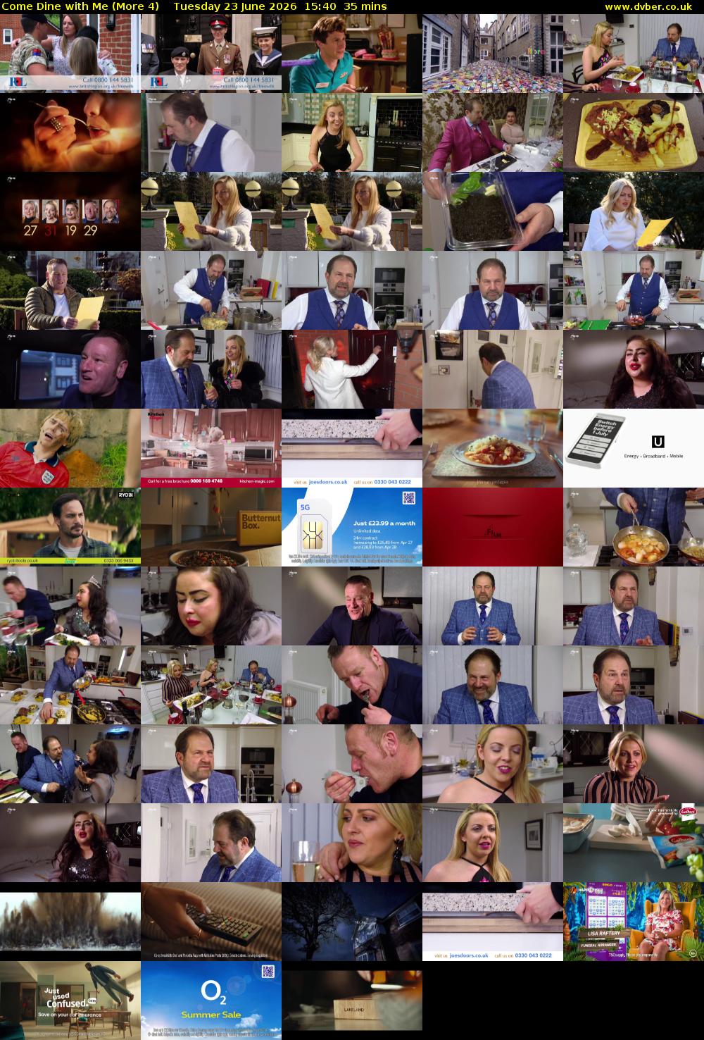 Come Dine with Me (More 4) Tuesday 23 June 2026 15:40 - 16:15