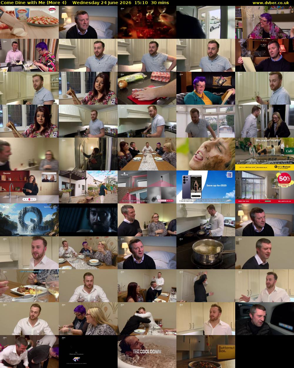 Come Dine with Me (More 4) Wednesday 24 June 2026 15:10 - 15:40