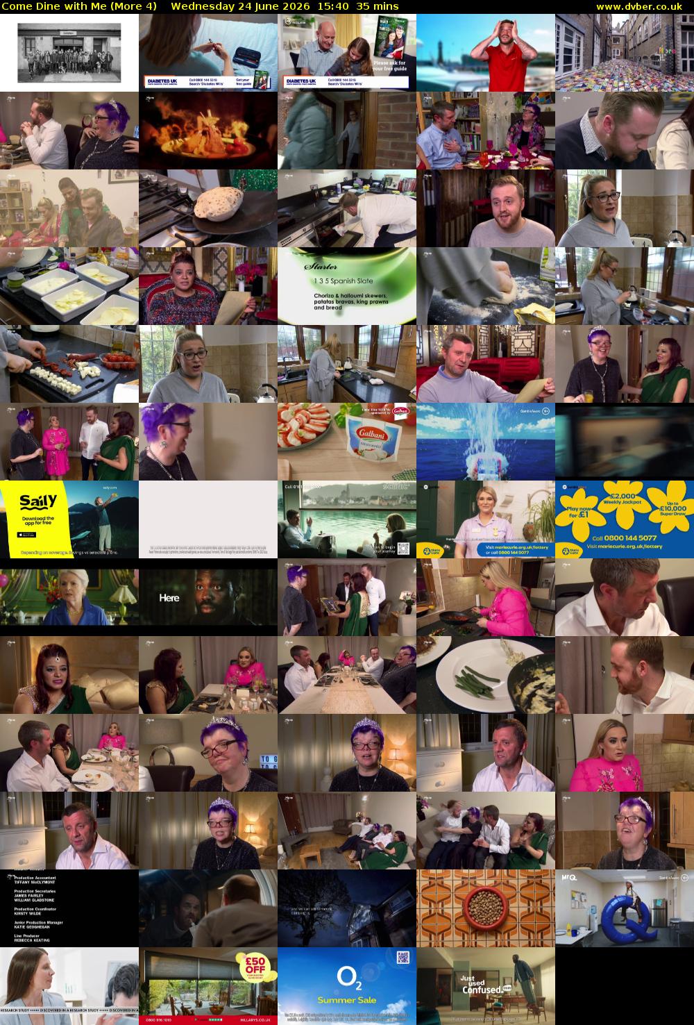 Come Dine with Me (More 4) Wednesday 24 June 2026 15:40 - 16:15