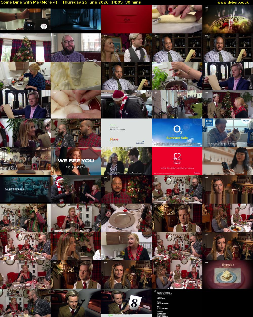 Come Dine with Me (More 4) Thursday 25 June 2026 14:05 - 14:35