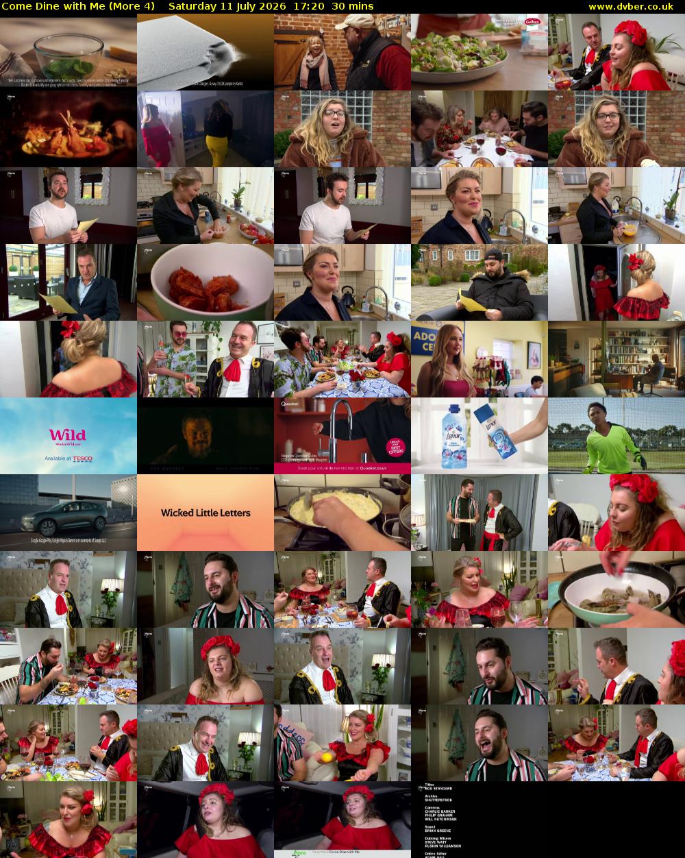 Come Dine with Me (More 4) Saturday 11 July 2026 17:20 - 17:50