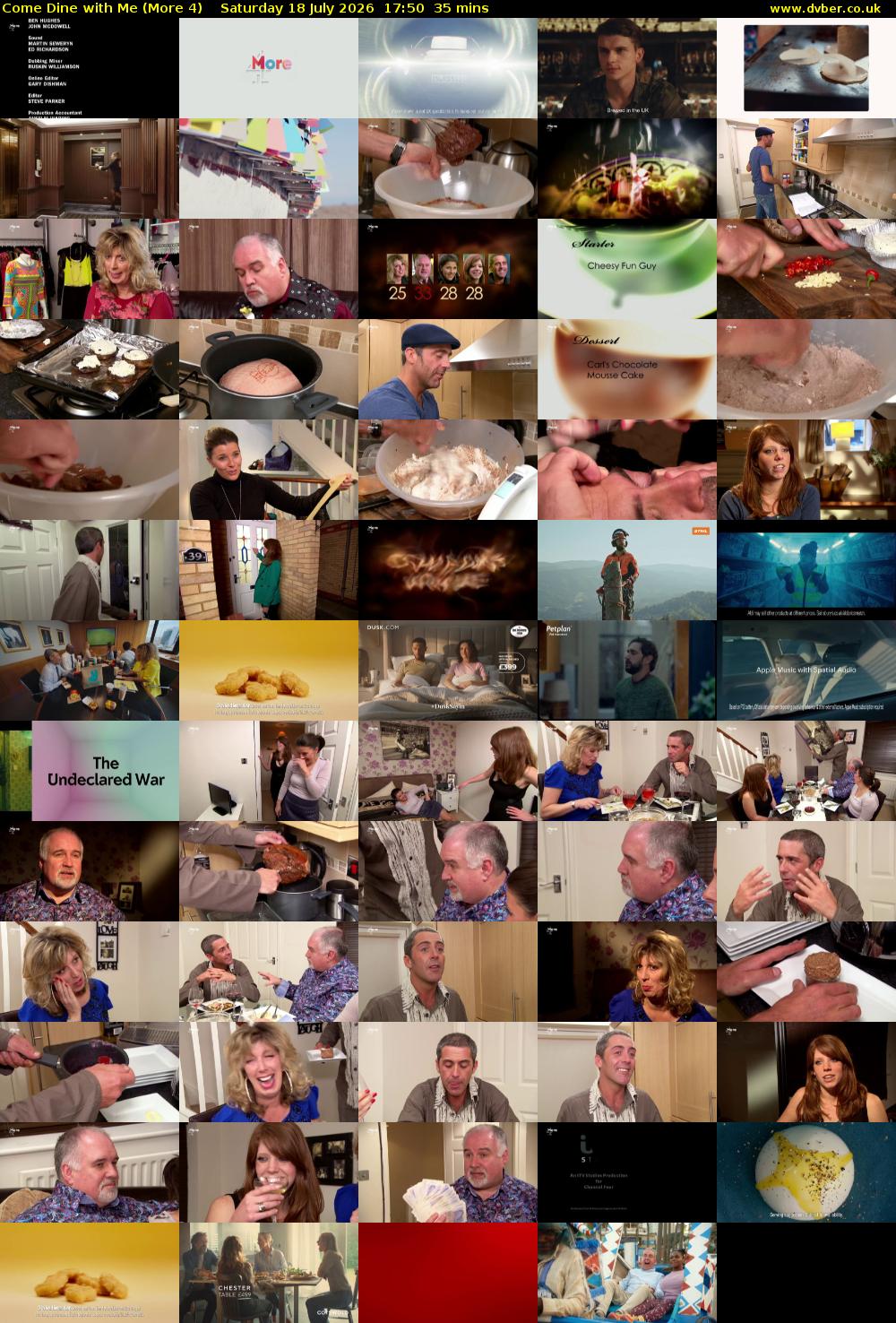 Come Dine with Me (More 4) Saturday 18 July 2026 17:50 - 18:25