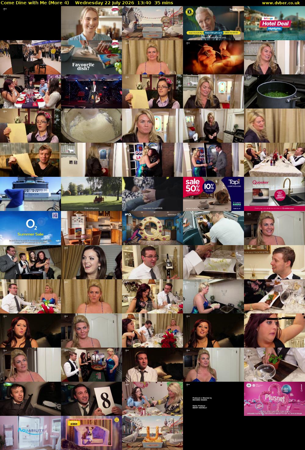 Come Dine with Me (More 4) Wednesday 22 July 2026 13:40 - 14:15