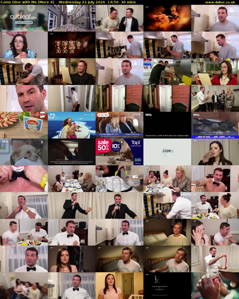 Come Dine with Me (More 4) Wednesday 22 July 2026 14:50 - 15:20