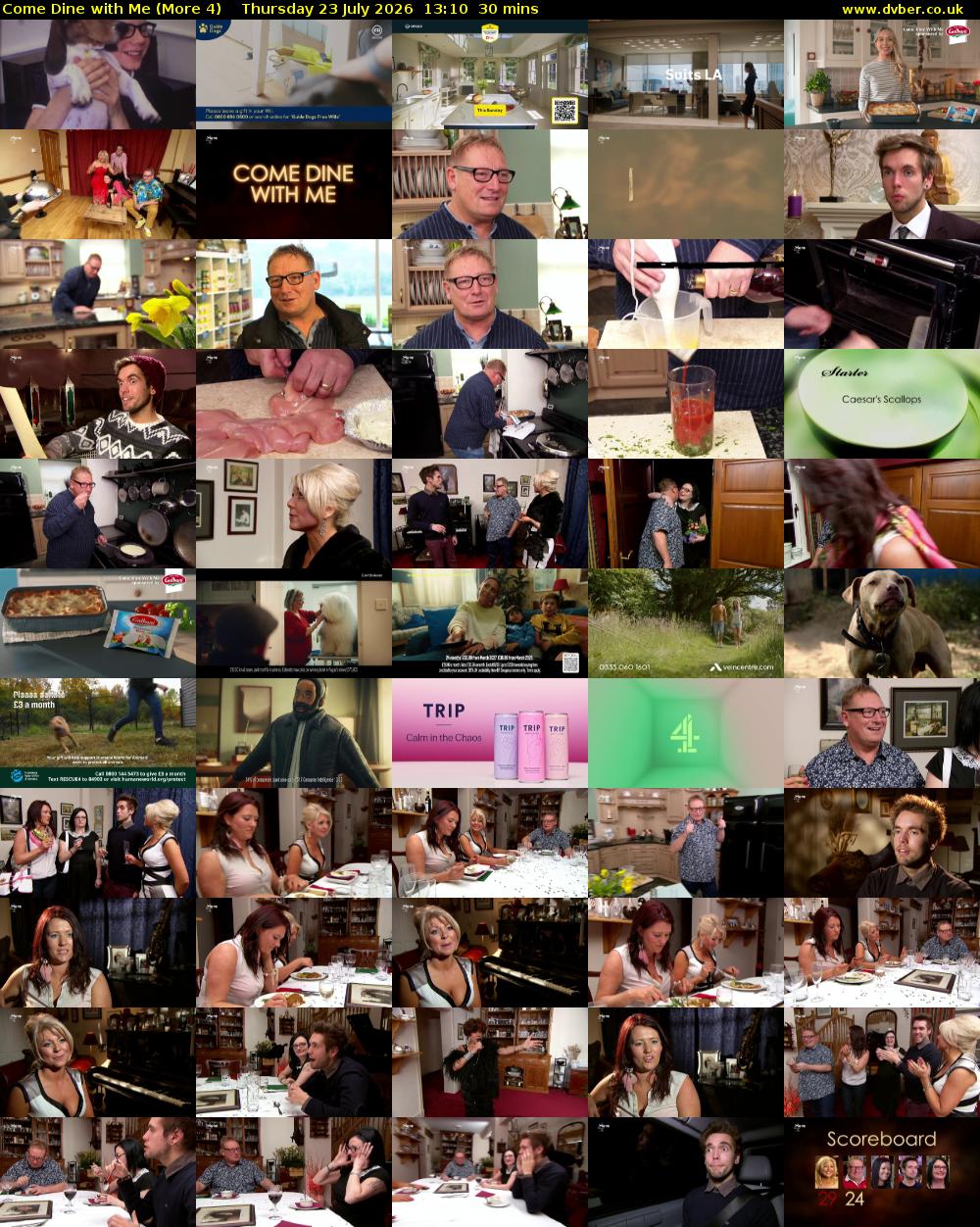Come Dine with Me (More 4) Thursday 23 July 2026 13:10 - 13:40