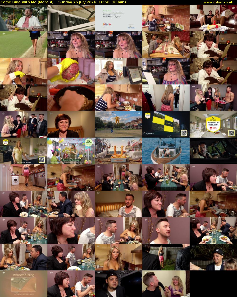 Come Dine with Me (More 4) Sunday 26 July 2026 16:50 - 17:20