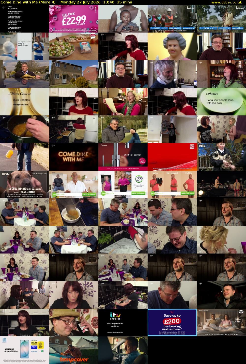 Come Dine with Me (More 4) Monday 27 July 2026 13:40 - 14:15