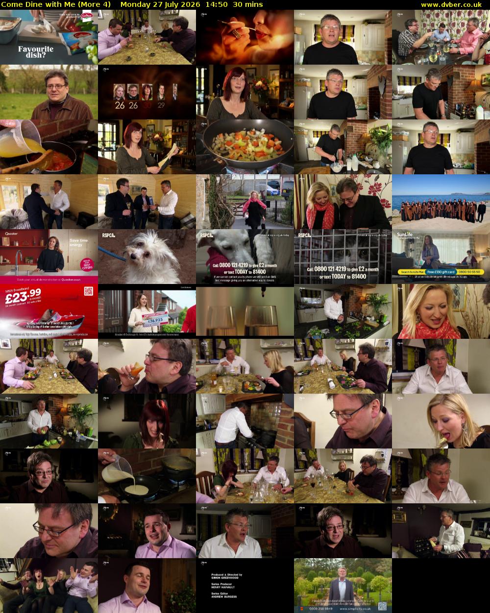 Come Dine with Me (More 4) Monday 27 July 2026 14:50 - 15:20