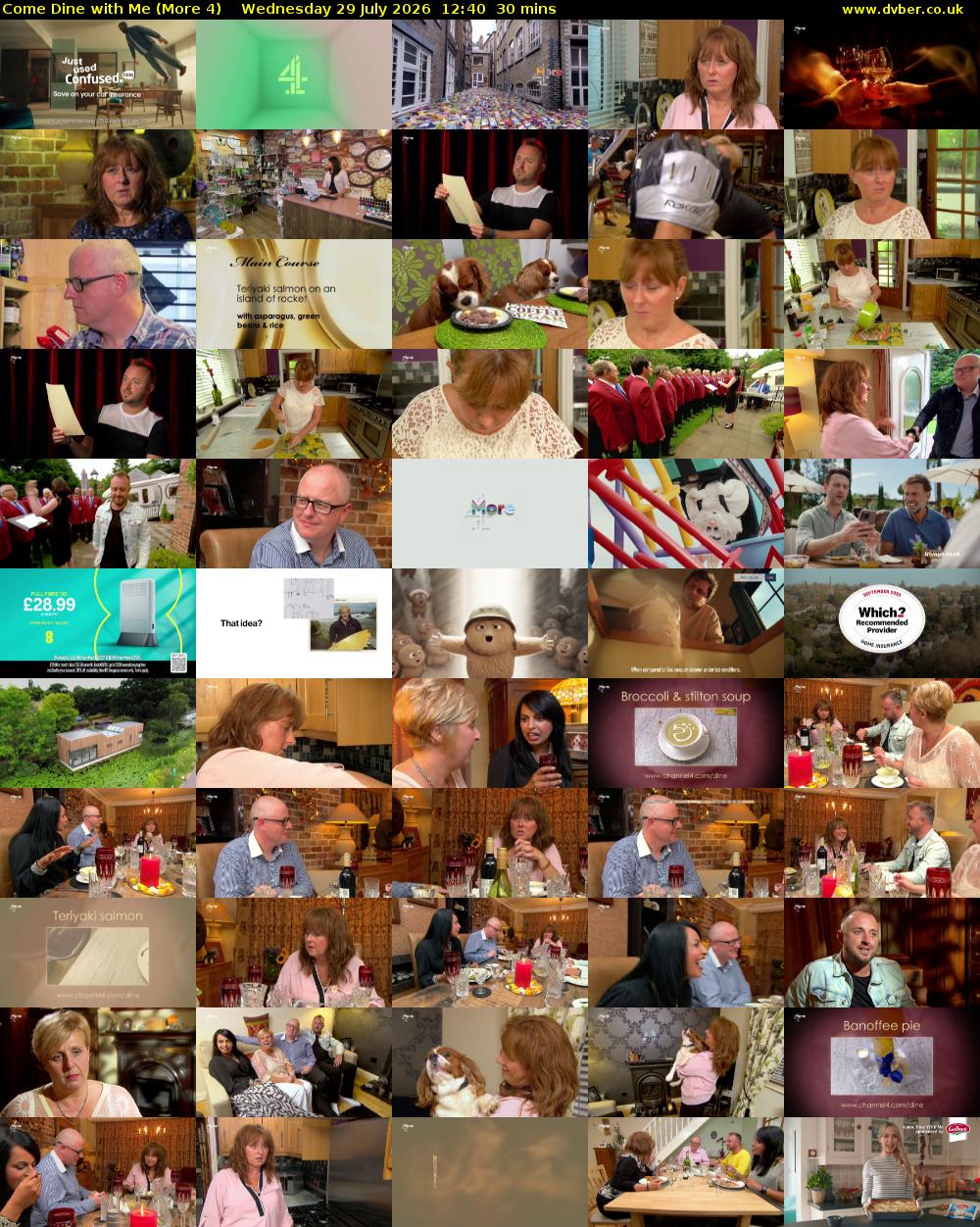 Come Dine with Me (More 4) Wednesday 29 July 2026 12:40 - 13:10