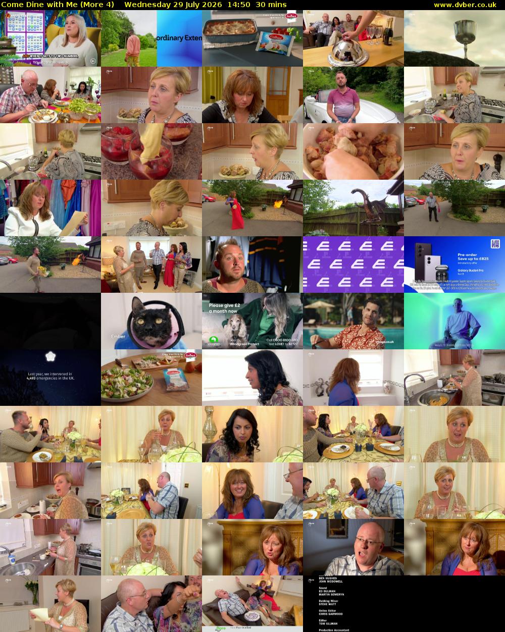 Come Dine with Me (More 4) Wednesday 29 July 2026 14:50 - 15:20