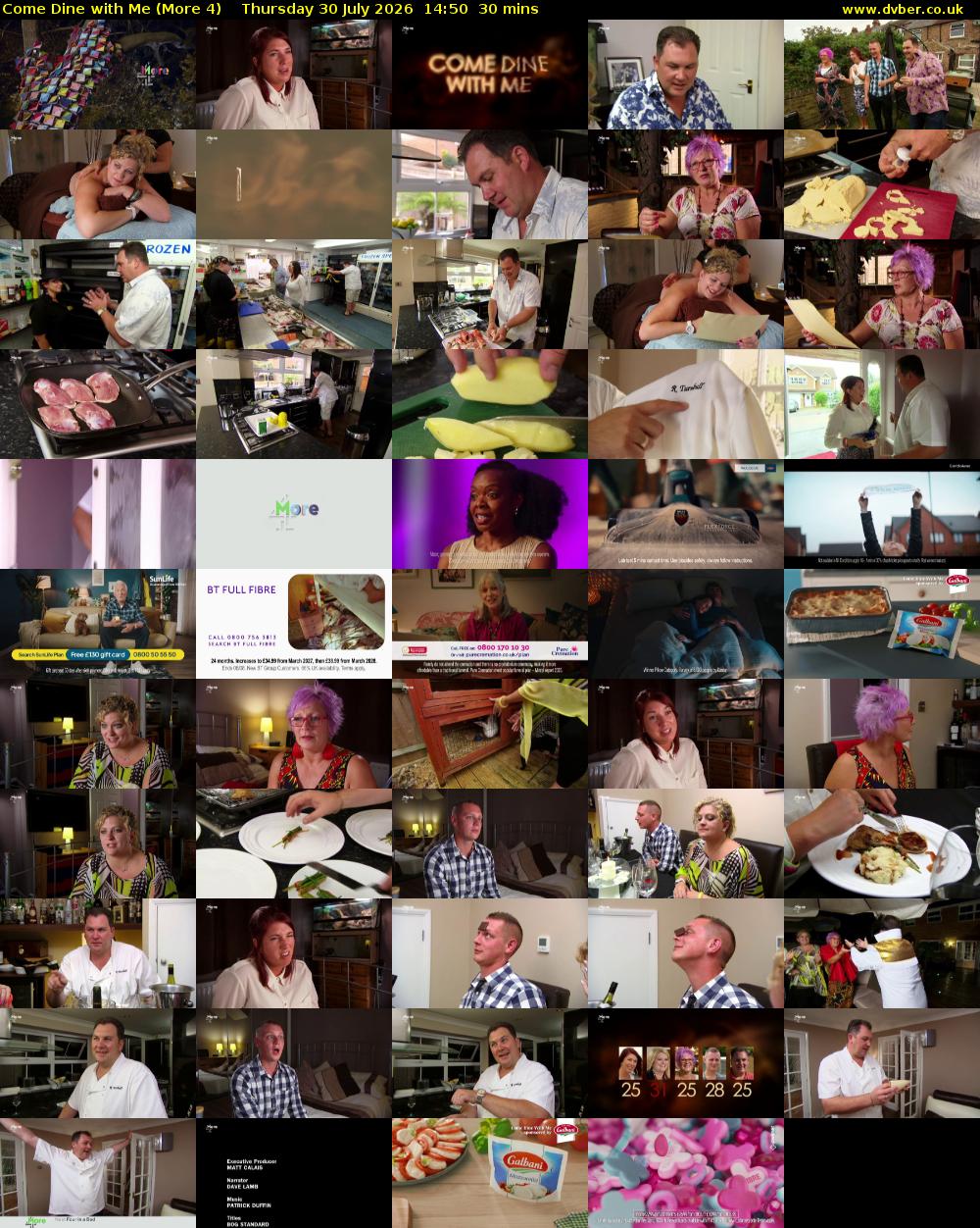 Come Dine with Me (More 4) Thursday 30 July 2026 14:50 - 15:20