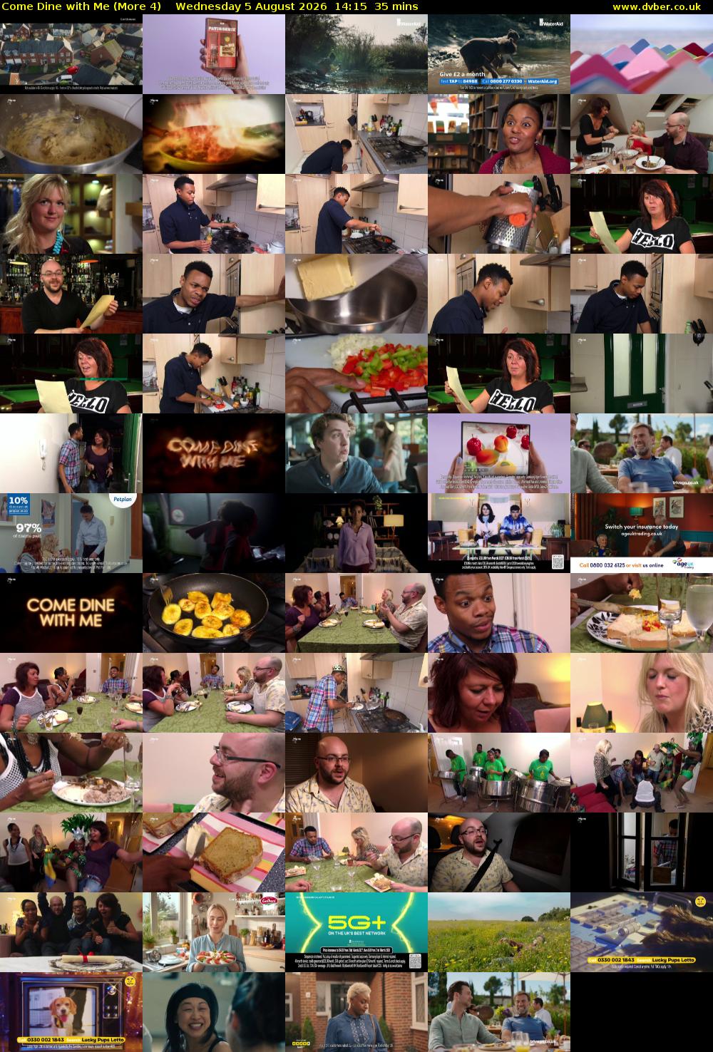 Come Dine with Me (More 4) Wednesday 5 August 2026 14:15 - 14:50