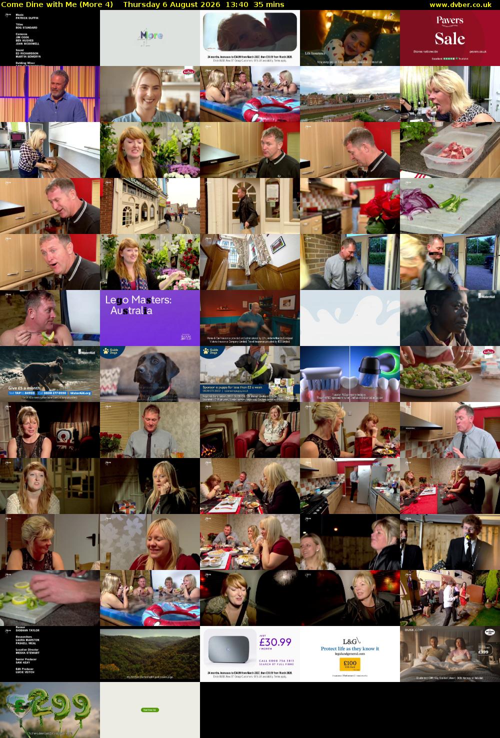 Come Dine with Me (More 4) Thursday 6 August 2026 13:40 - 14:15