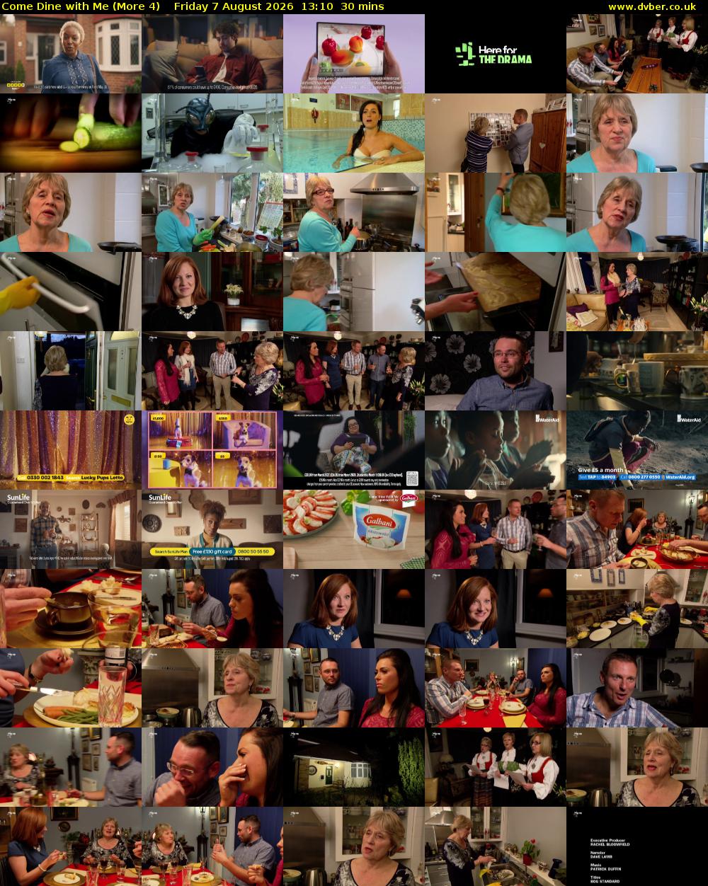 Come Dine with Me (More 4) Friday 7 August 2026 13:10 - 13:40