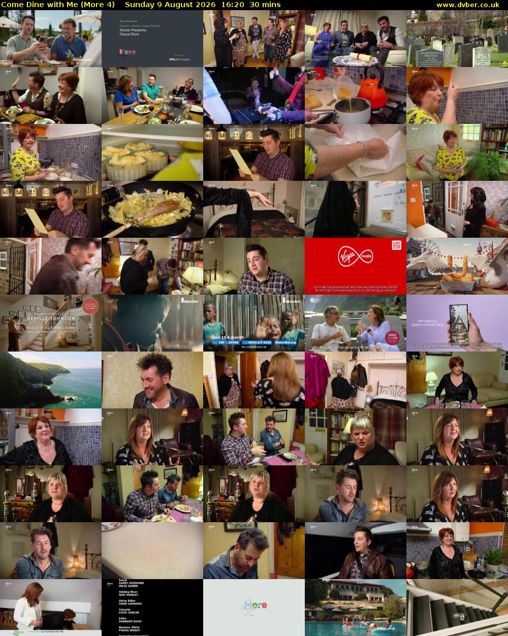 Come Dine with Me (More 4) Sunday 9 August 2026 16:20 - 16:50
