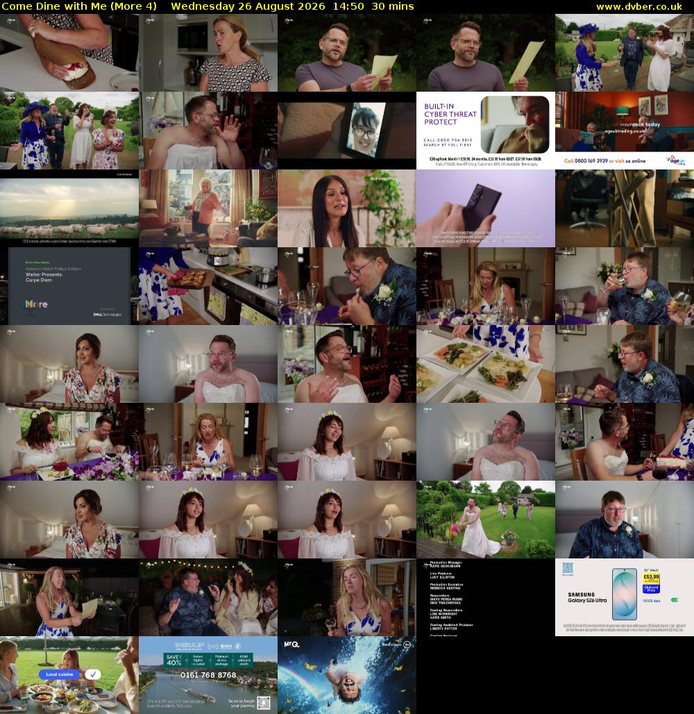 Come Dine with Me (More 4) Wednesday 26 August 2026 14:50 - 15:20