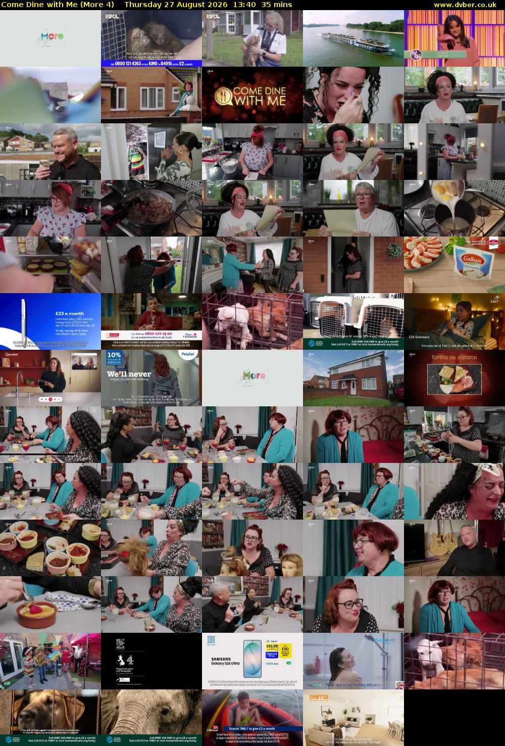 Come Dine with Me (More 4) Thursday 27 August 2026 13:40 - 14:15