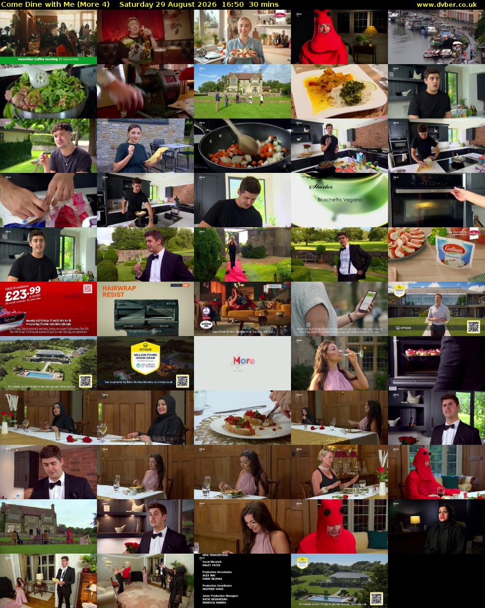 Come Dine with Me (More 4) Saturday 29 August 2026 16:50 - 17:20