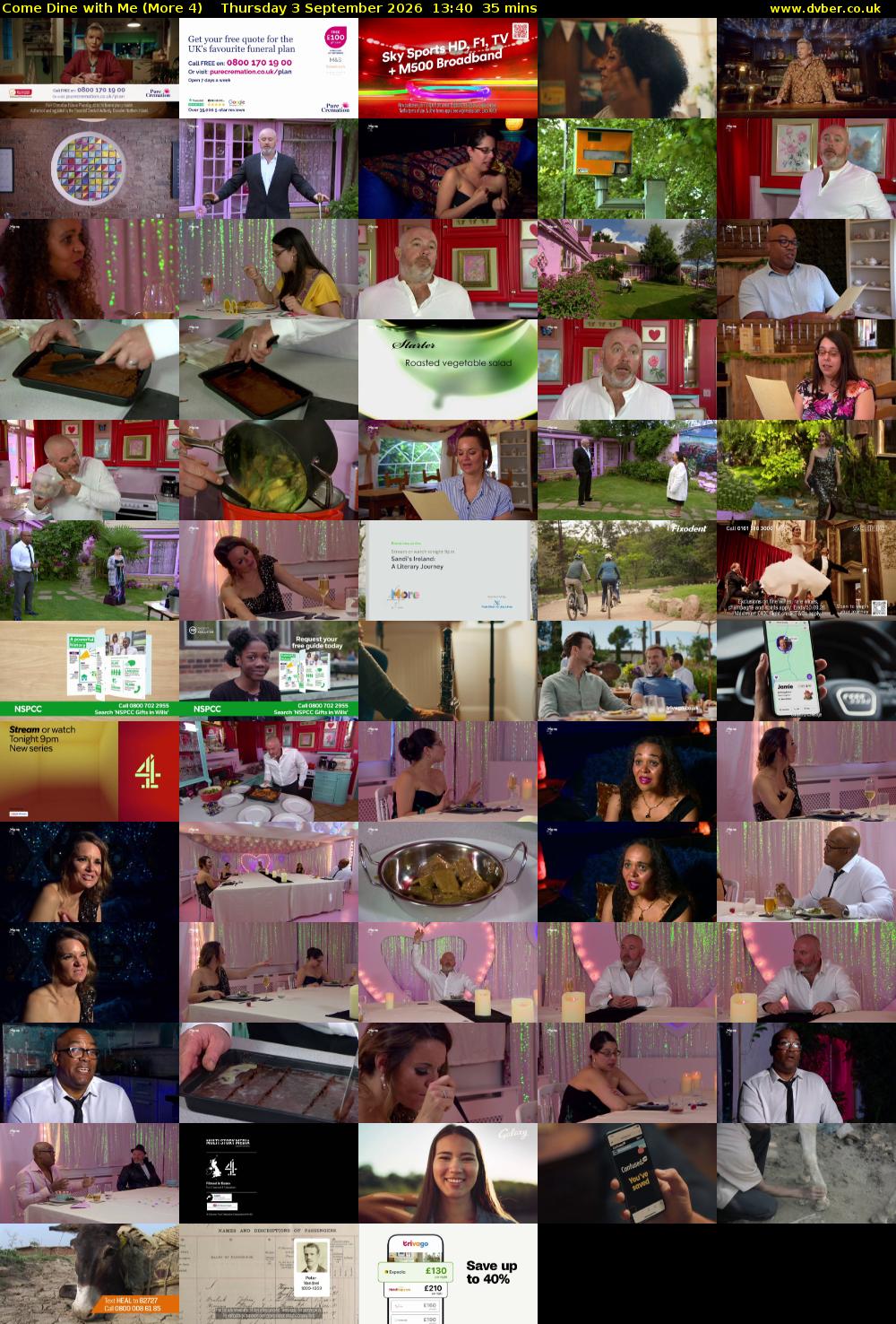 Come Dine with Me (More 4) Thursday 3 September 2026 13:40 - 14:15