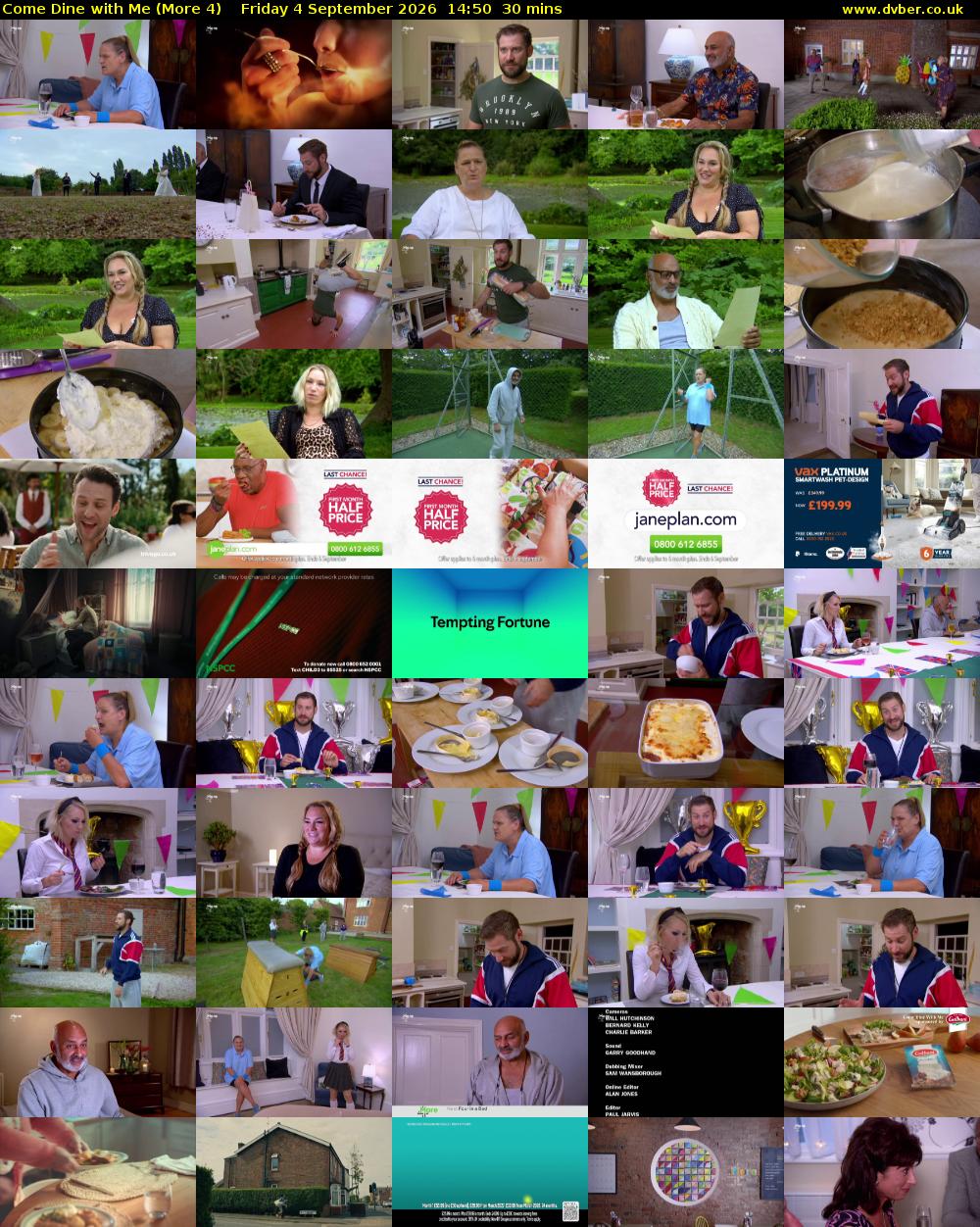 Come Dine with Me (More 4) Friday 4 September 2026 14:50 - 15:20
