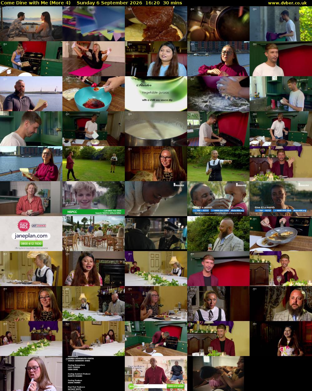 Come Dine with Me (More 4) Sunday 6 September 2026 16:20 - 16:50