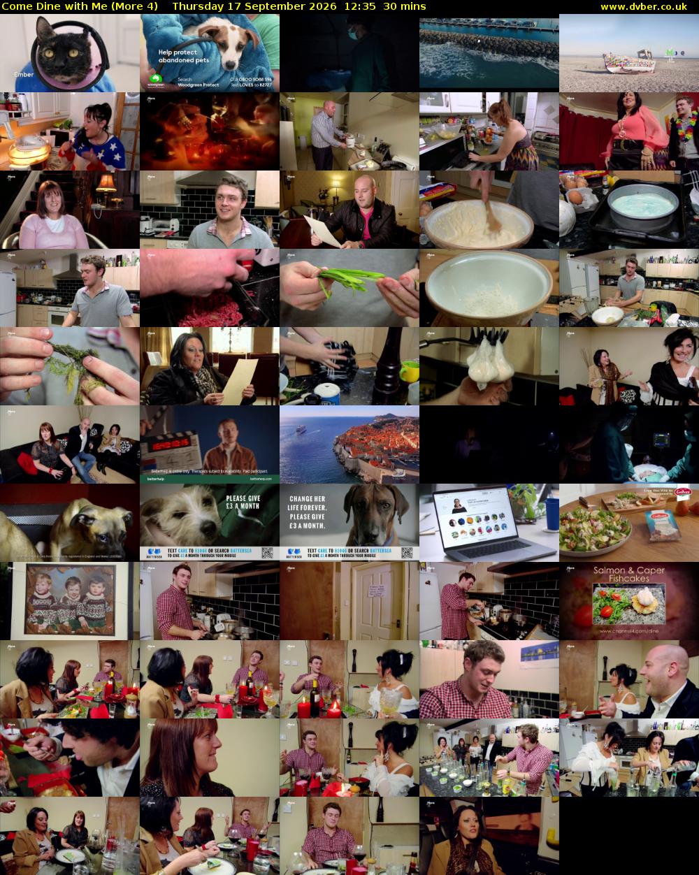 Come Dine with Me (More 4) Thursday 17 September 2026 12:35 - 13:05