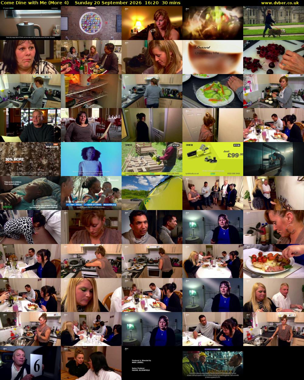 Come Dine with Me (More 4) Sunday 20 September 2026 16:20 - 16:50