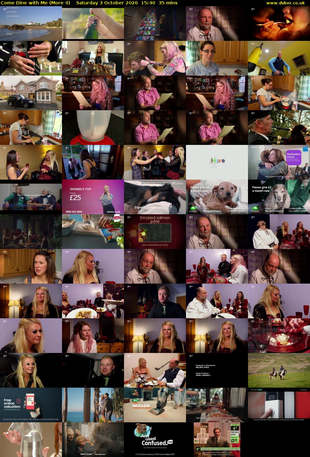 Come Dine with Me (More 4) Saturday 3 October 2026 15:40 - 16:15