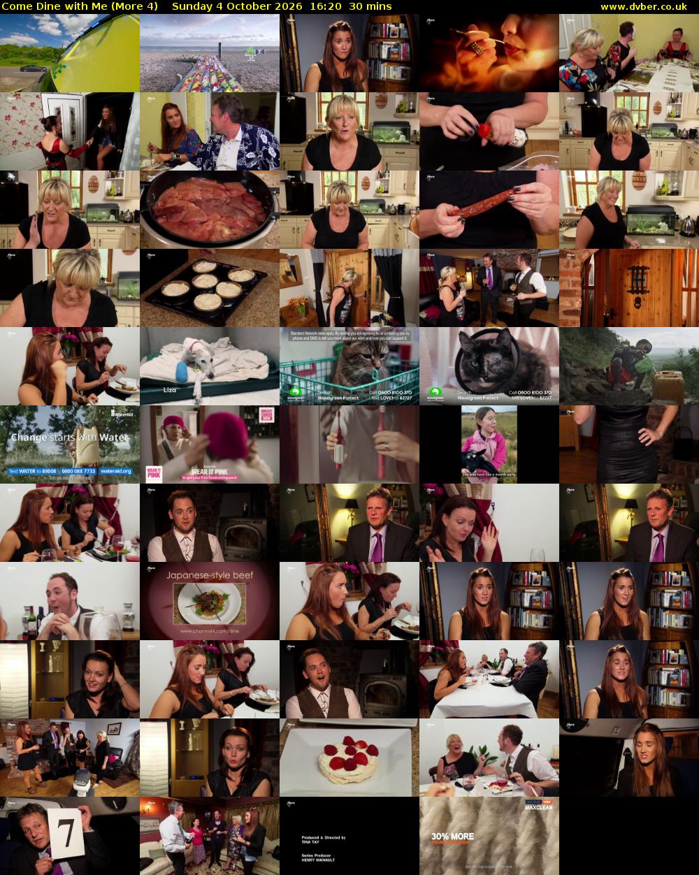 Come Dine with Me (More 4) Sunday 4 October 2026 16:20 - 16:50