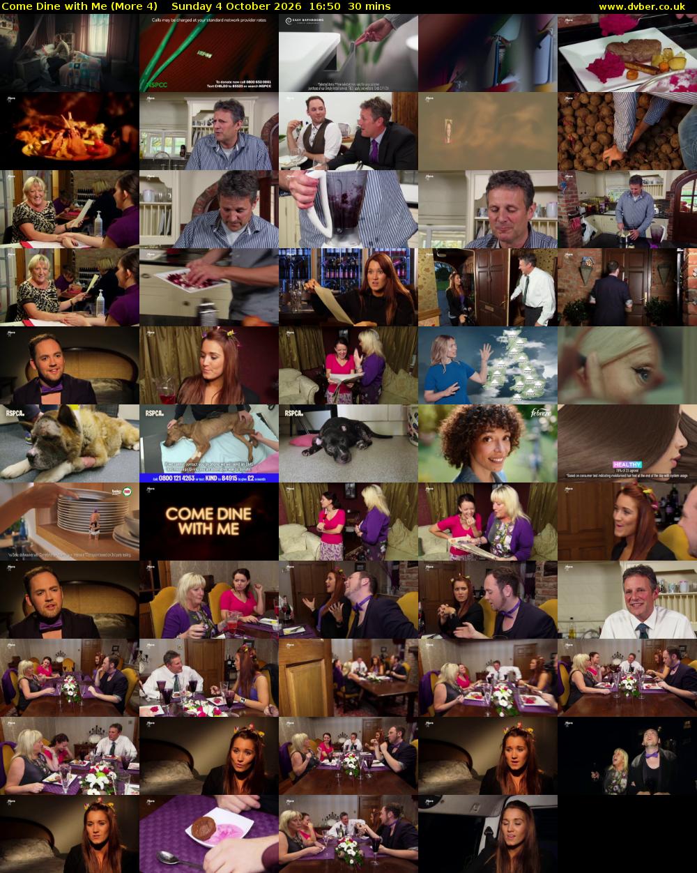 Come Dine with Me (More 4) Sunday 4 October 2026 16:50 - 17:20