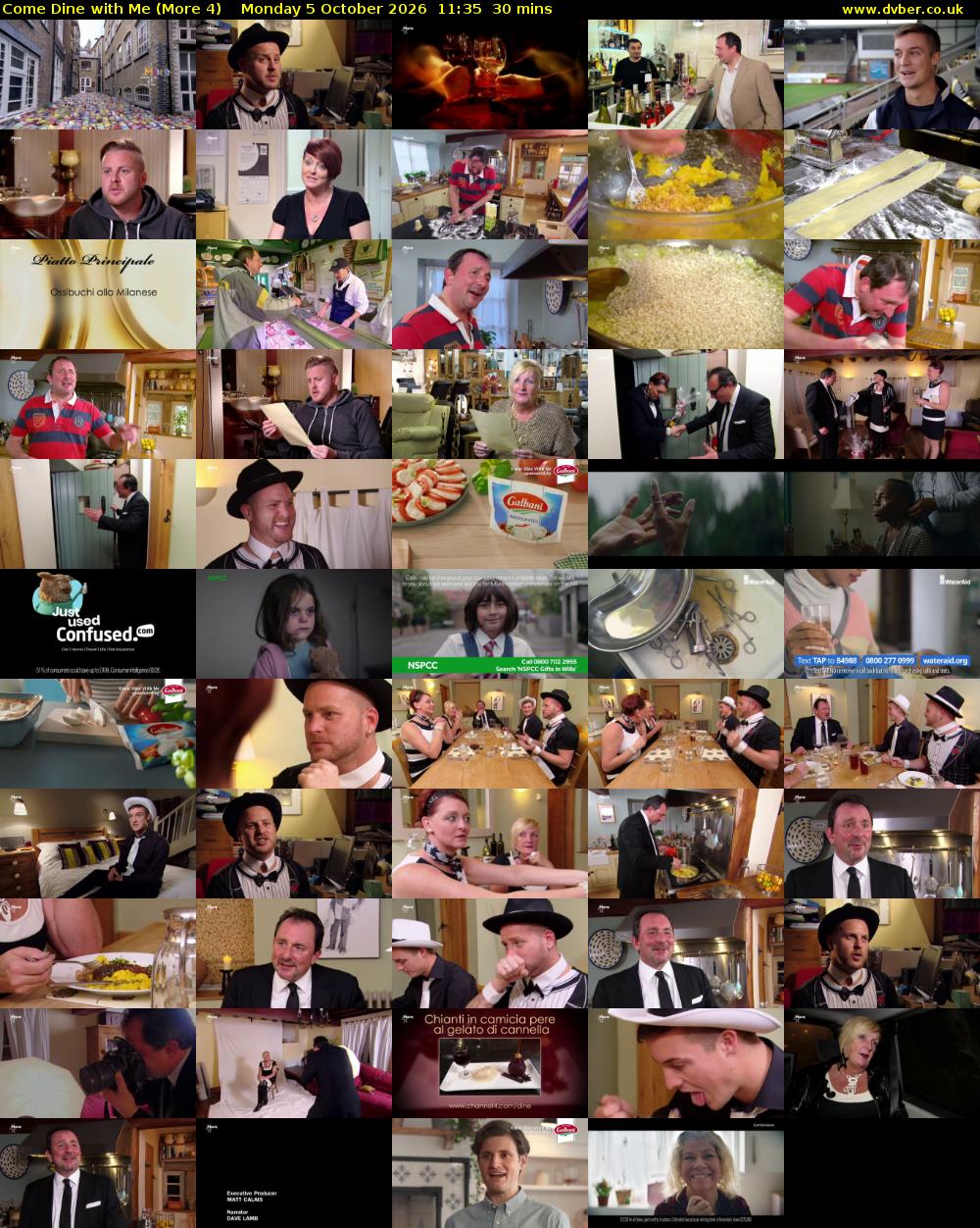 Come Dine with Me (More 4) Monday 5 October 2026 11:35 - 12:05
