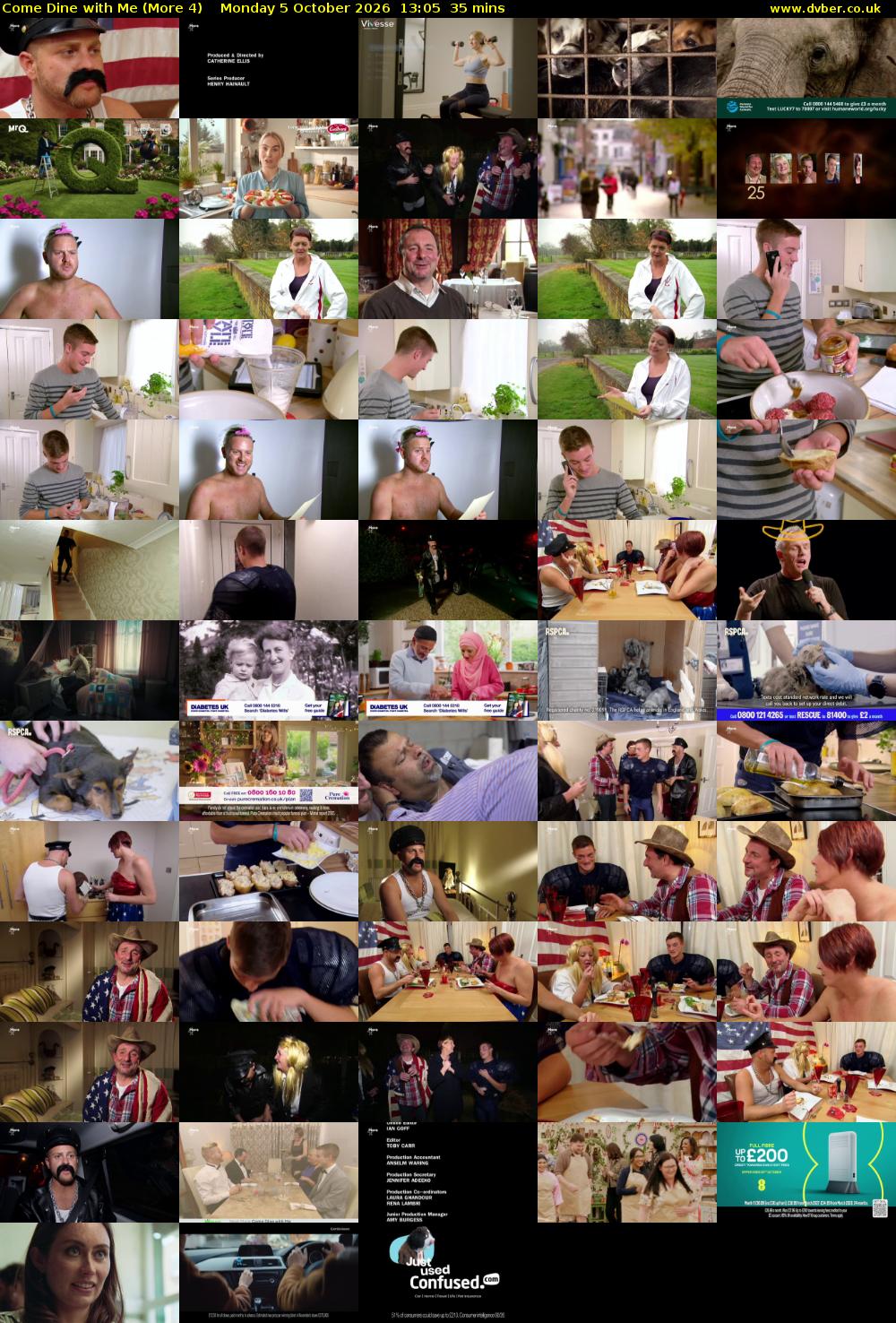 Come Dine with Me (More 4) Monday 5 October 2026 13:05 - 13:40