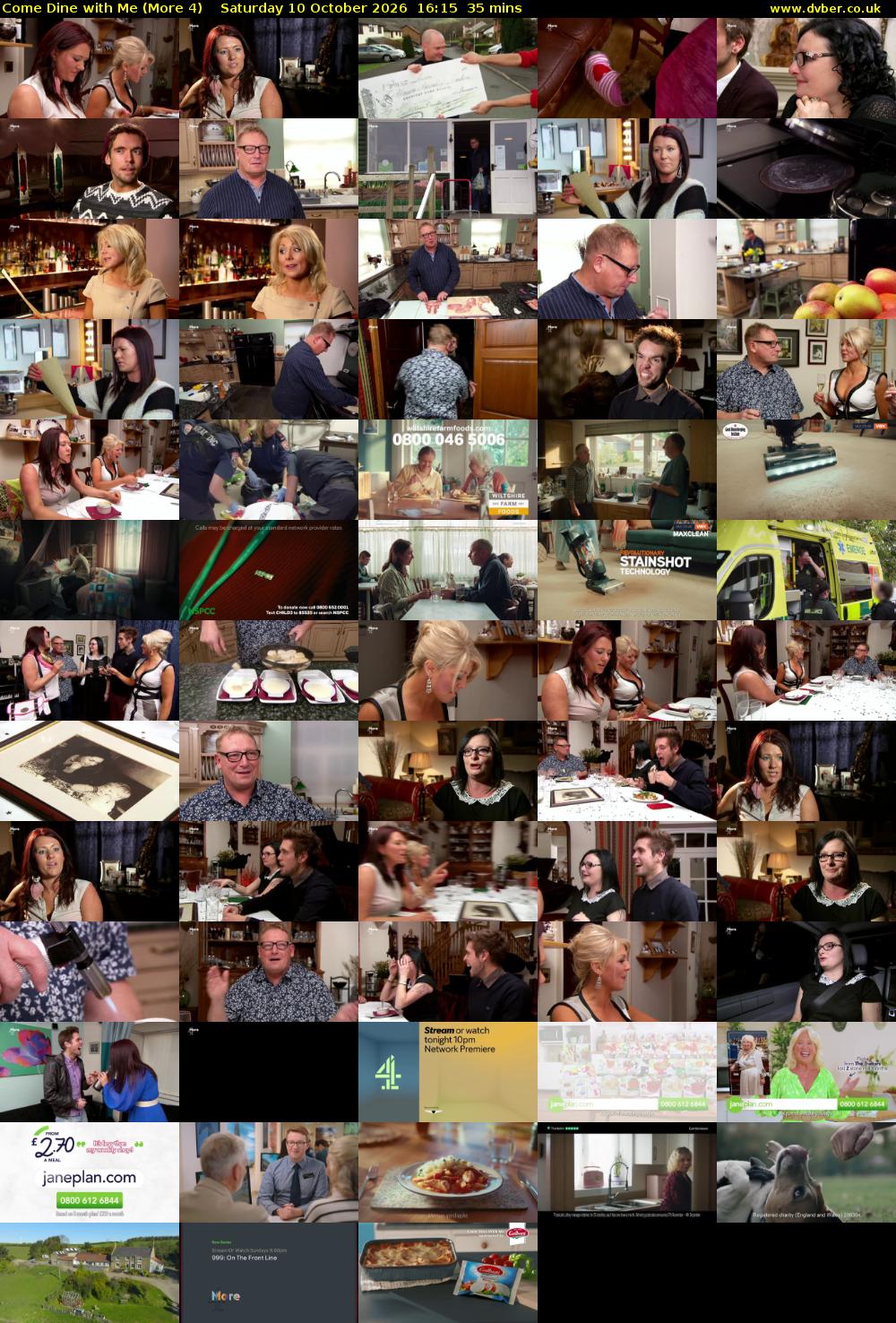 Come Dine with Me (More 4) Saturday 10 October 2026 16:15 - 16:50