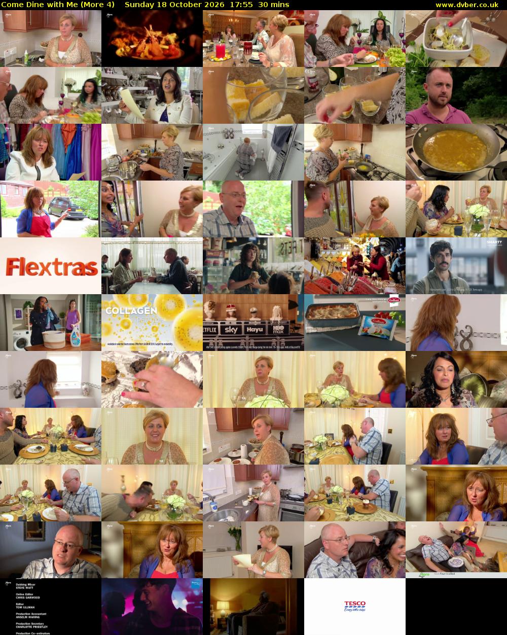 Come Dine with Me (More 4) Sunday 18 October 2026 17:55 - 18:25