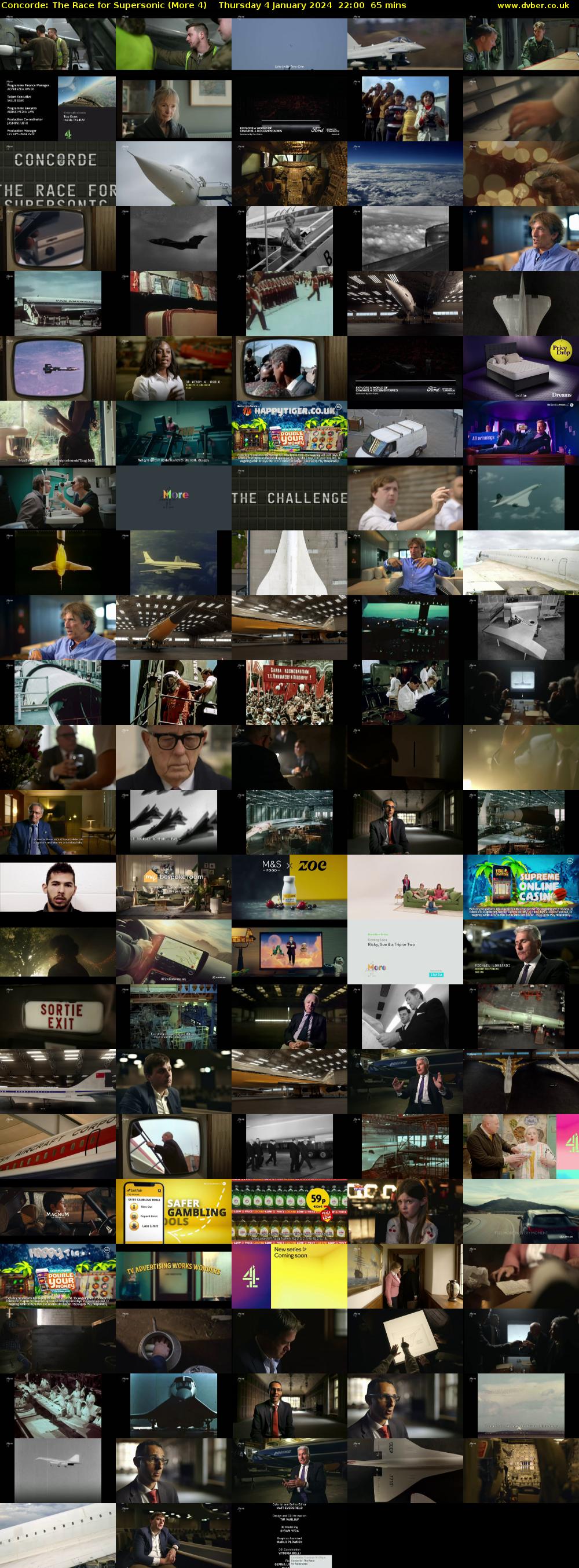 Concorde: The Race for Supersonic (More 4) Thursday 4 January 2024 22:00 - 23:05