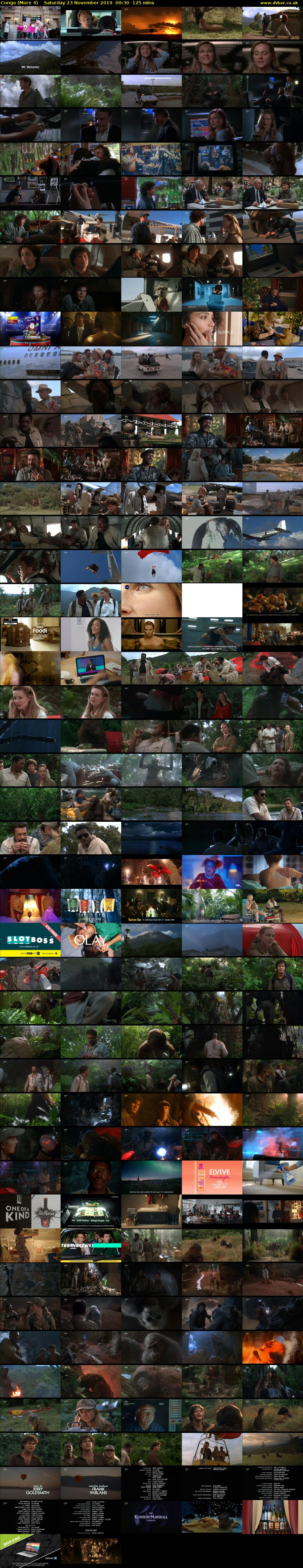Congo (More 4) Saturday 23 November 2019 00:30 - 02:35
