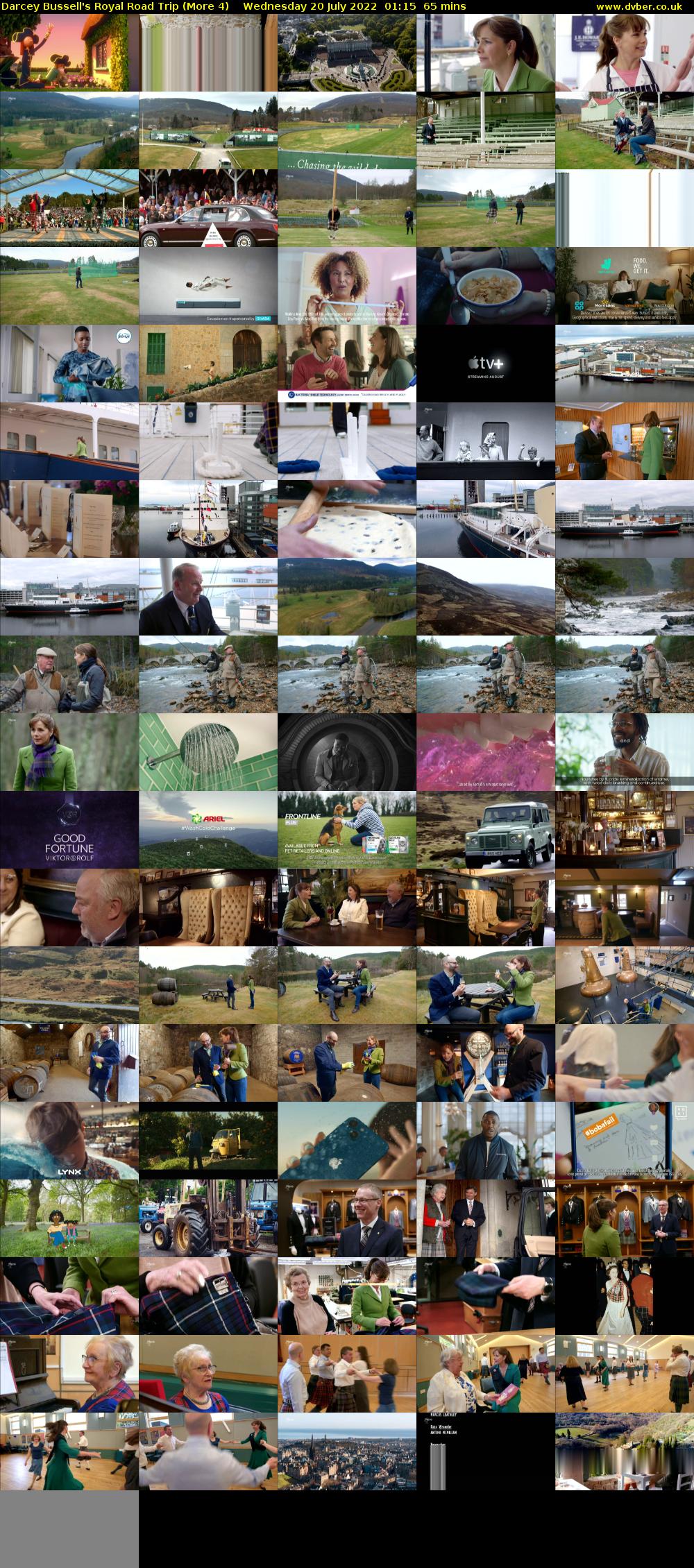 Darcey Bussell's Royal Road Trip (More 4) Wednesday 20 July 2022 01:15 - 02:20