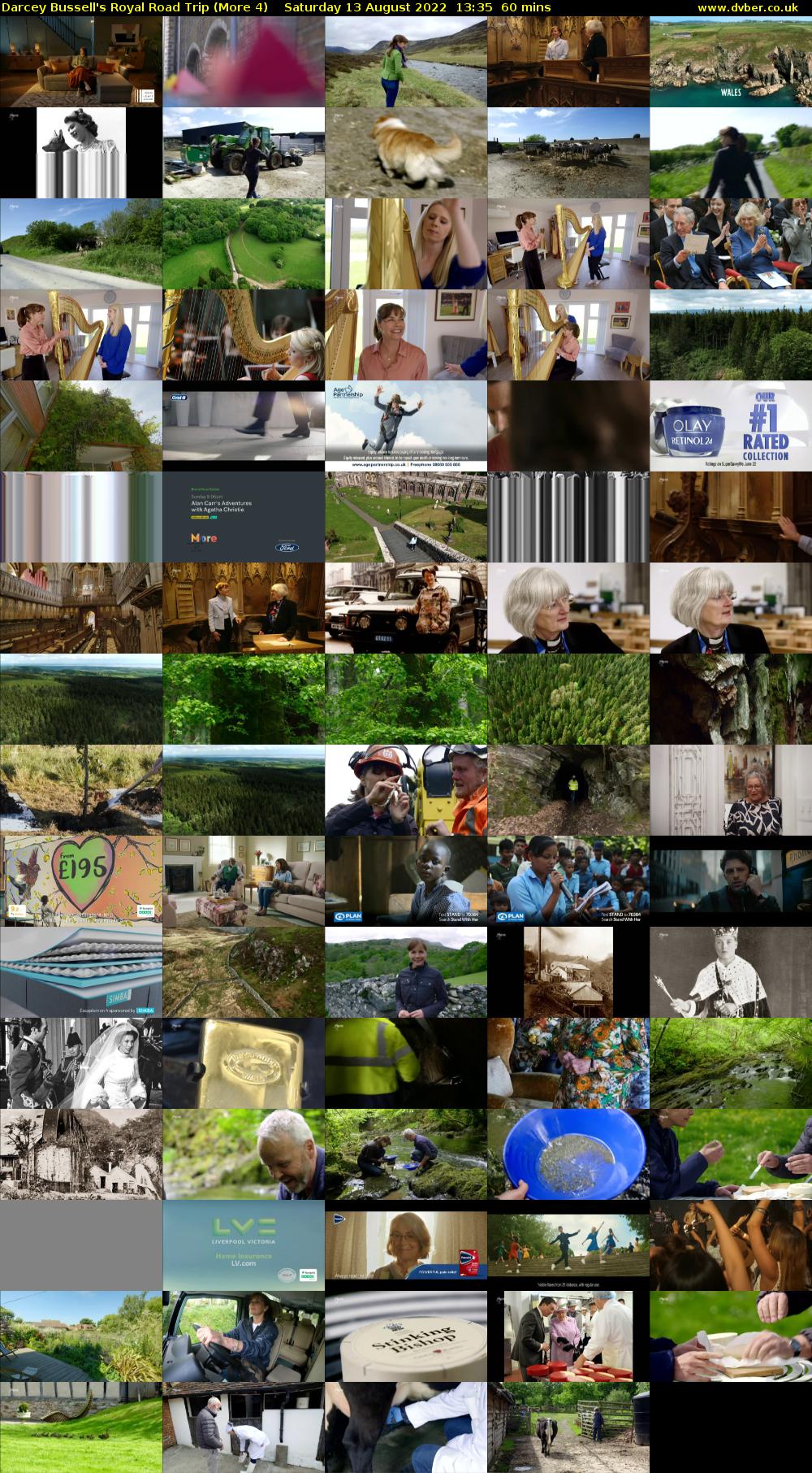 Darcey Bussell's Royal Road Trip (More 4) Saturday 13 August 2022 13:35 - 14:35