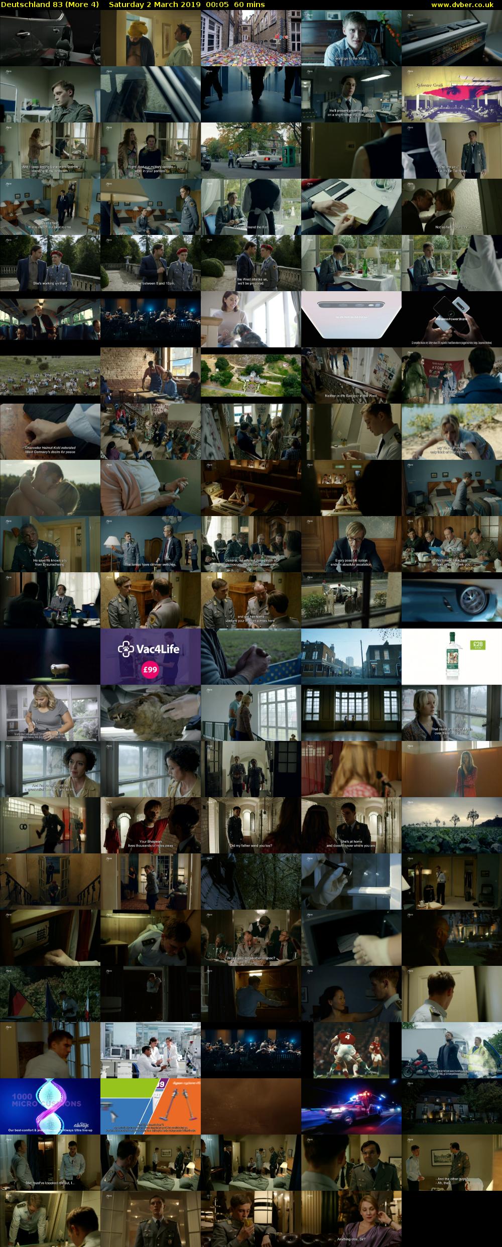 Deutschland 83 (More 4) Saturday 2 March 2019 00:05 - 01:05