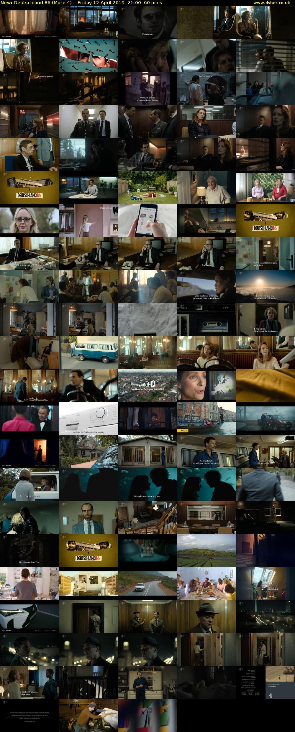 Deutschland 86 (More 4) Friday 12 April 2019 21:00 - 22:00