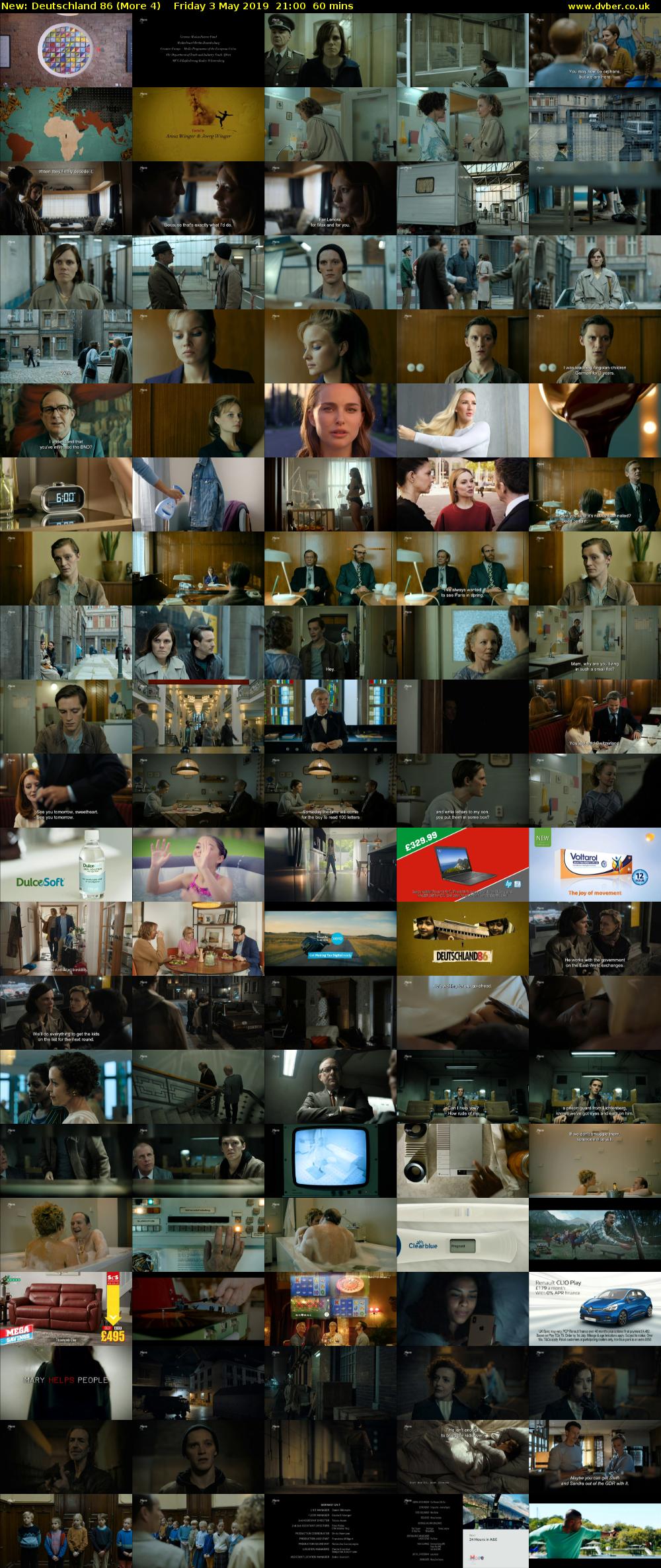 Deutschland 86 (More 4) Friday 3 May 2019 21:00 - 22:00