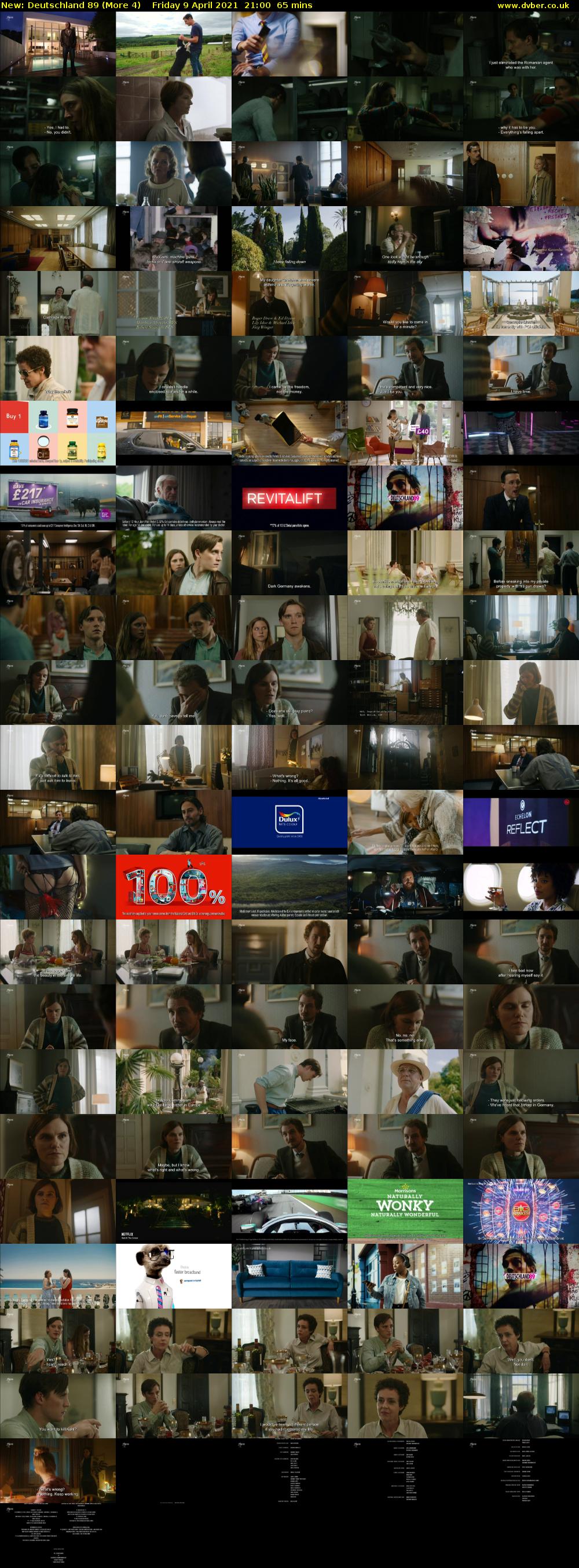 Deutschland 89 (More 4) Friday 9 April 2021 21:00 - 22:05