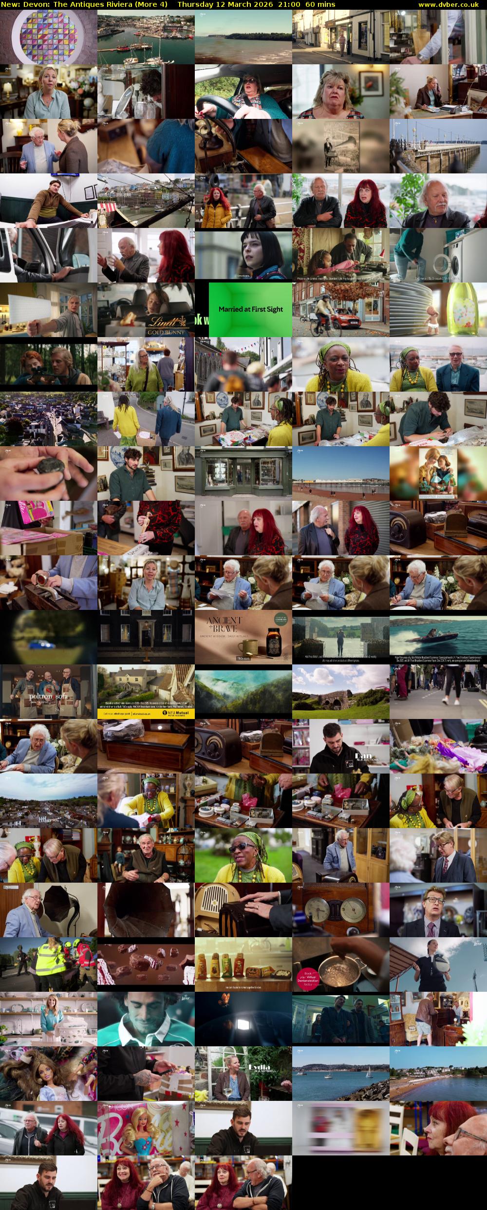 Devon: The Antiques Riviera (More 4) Thursday 12 March 2026 21:00 - 22:00
